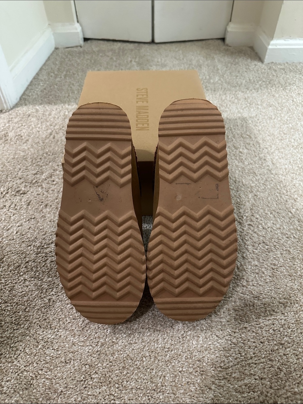 Steve Madden Selena Platform Mules with Marled Collar (NO BOX) - Picture 4 of 4